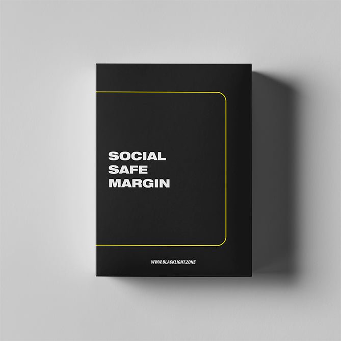Social Media Safe Margins Guide – Design Reference Template - BLACKLIGHT