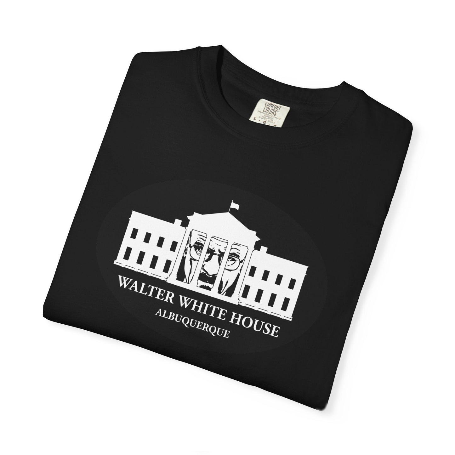 Walter White House T‑Shirt — Albuquerque Breaking Bad Parody Tee - BLACKLIGHT