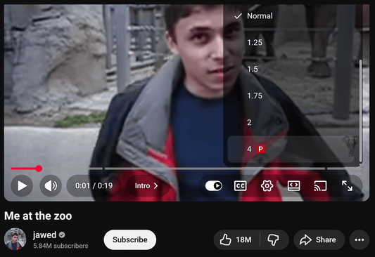 YouTube 4x playback speed now a Premium feature? - BLACKLIGHT
