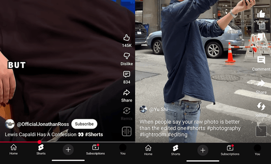 YouTube Shorts Glitch or Test? - BLACKLIGHT