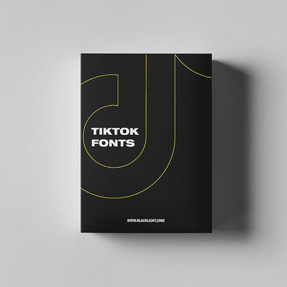 TikTok Subtitle Styling Template - BLACKLIGHT