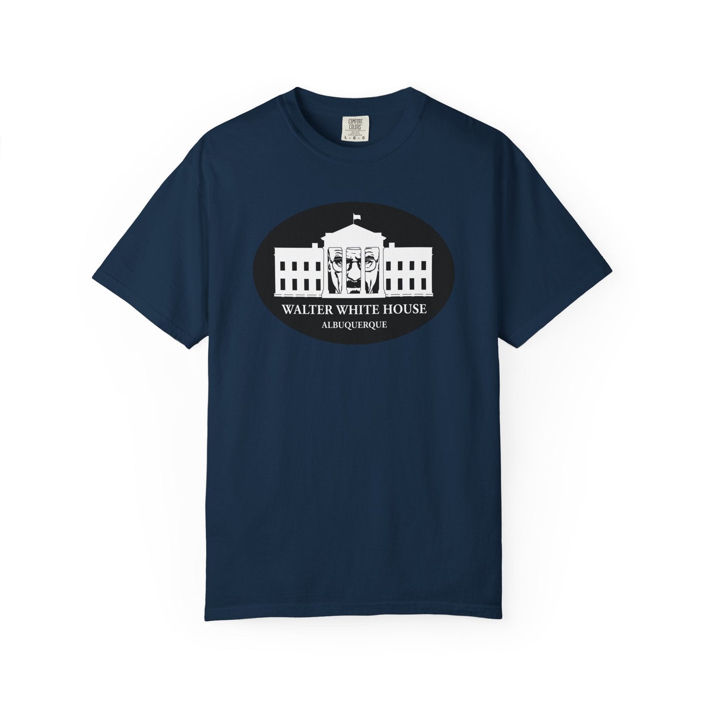 Walter White House T‑Shirt — Albuquerque Breaking Bad Parody Tee - BLACKLIGHT