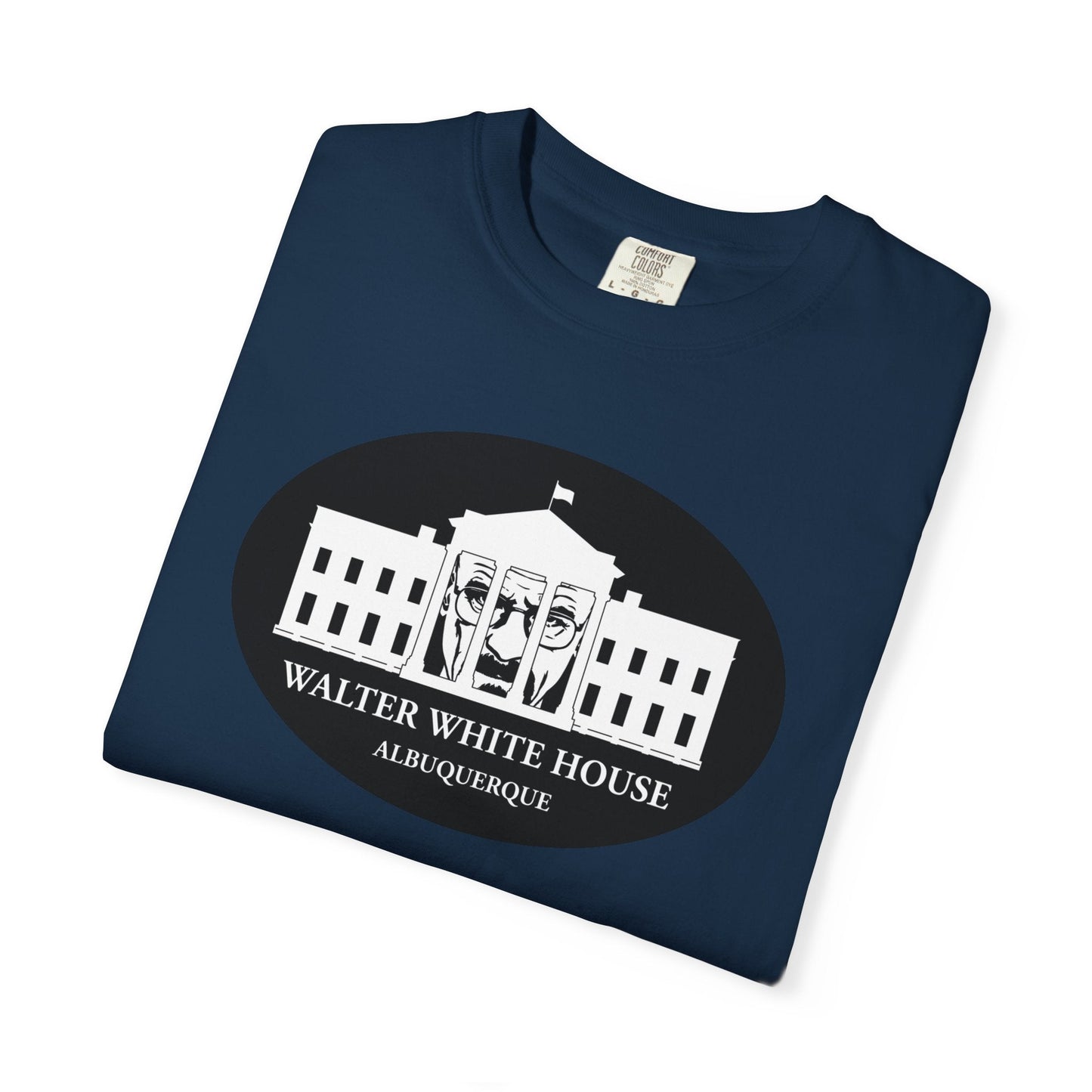 Walter White House T‑Shirt — Albuquerque Breaking Bad Parody Tee - BLACKLIGHT